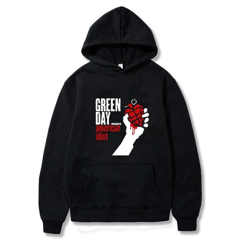 

New Men's Hooded Creative Printed Top Crew Neck Fashion Casual Soft Pullover Loose Comfortable Cotton