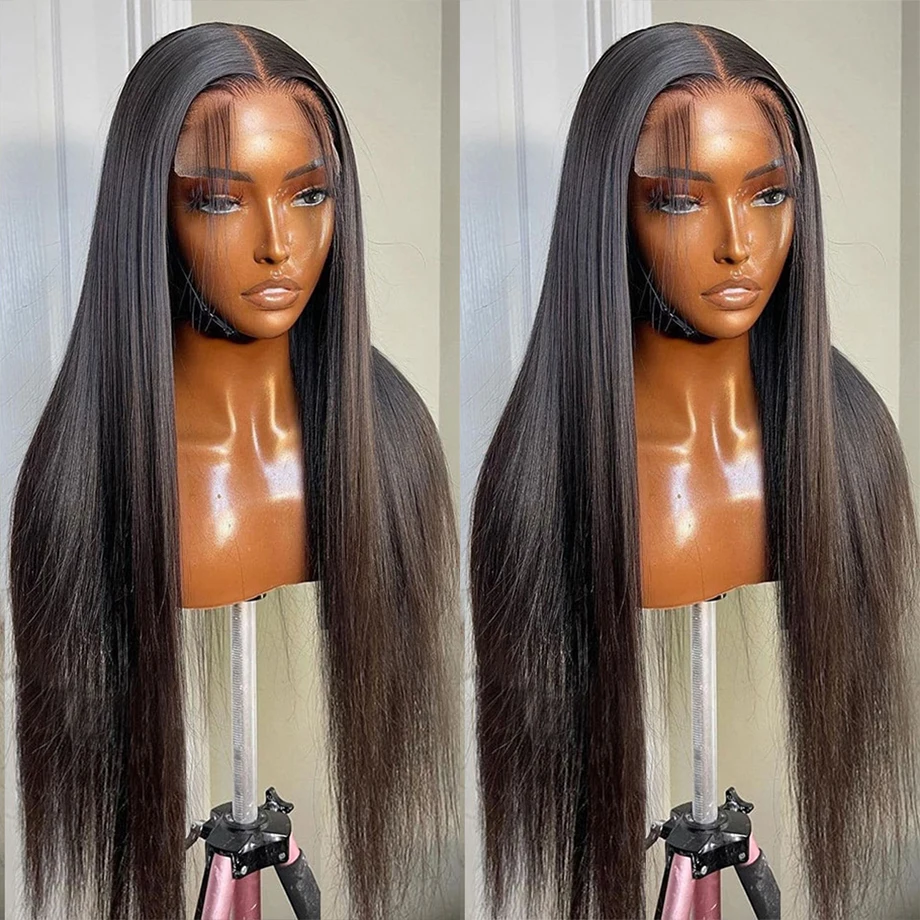 6x4 Glueless Lace Wigs Straight 6x6 HD Pre Cut Wig Human Hair Wigs For Women Transparent Lace Wig PrePlucked Wear And Go Wigs