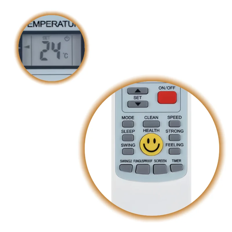 

Universal AUX AC Remote Controller YKR-H/209E, All-in-One Replacement Fit YKR-H Series, AL-H