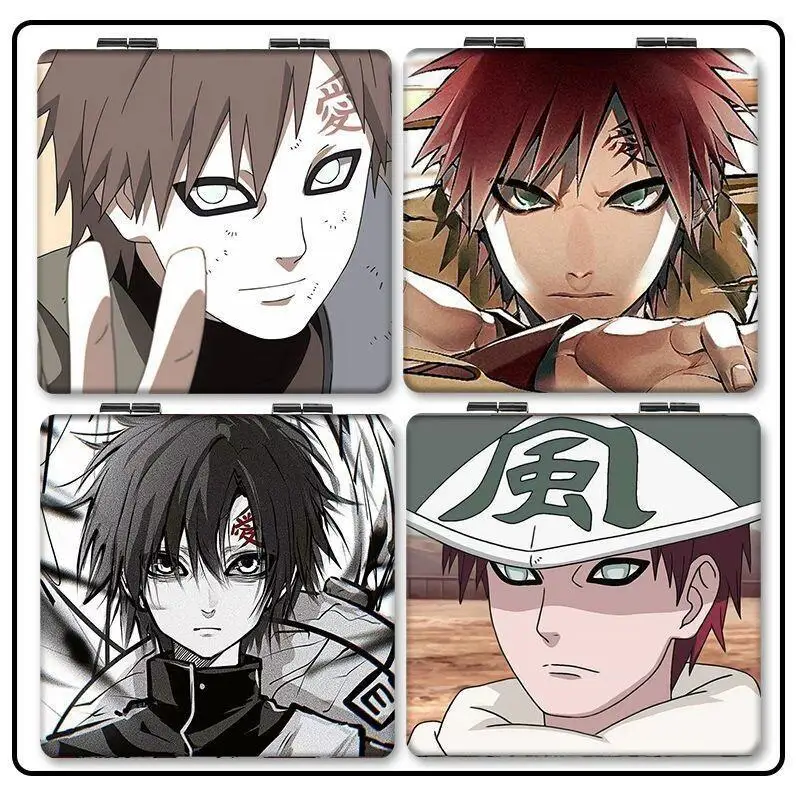 

Naruto Uzumaki Naruto Mini Folding Compact Mirror Double Sided Portable Makeup Mirror for Girl Simple Decorative Travel Anime
