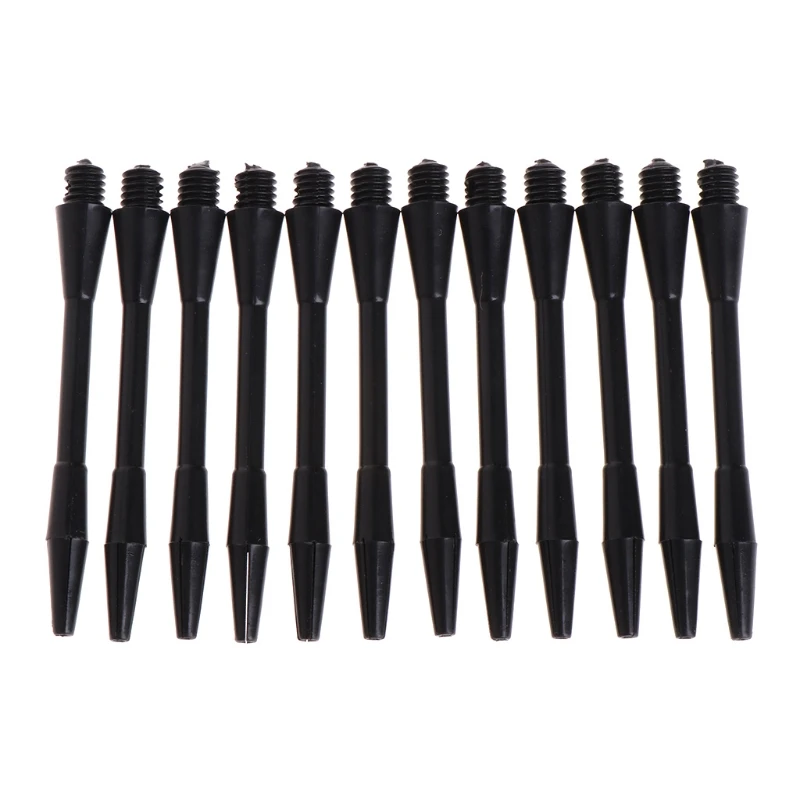 12Pcs/set Nylon Ring Grip  Harrow  Pole Rod Medium Darts Plastic  Shaft Nylon  Stems Short  Stems