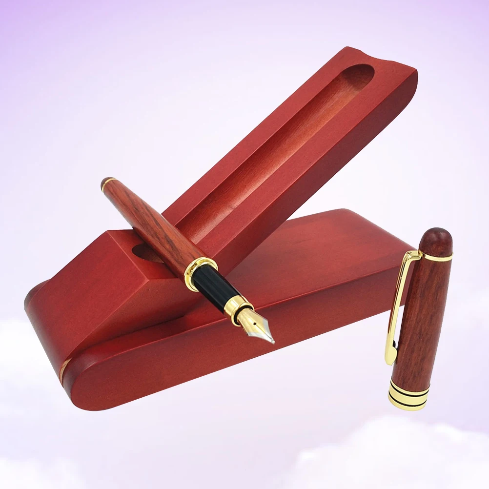 

Stylish Fountain Pen Set With Gift Case For Signature Business Office Use Comfortable Grip Calligraphy Journal Pens For Men