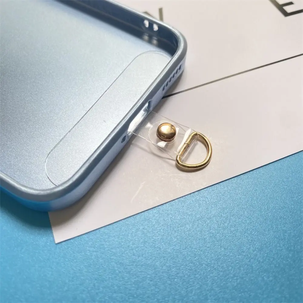 10 szt. Nowe nylonowe klipsy do smyczy na telefon, elastyczne zaczepy, przezroczyste, odłączane wkładki do smyczy, karty z zaczepami. — zdjęcie produktu 3