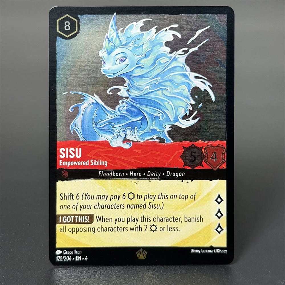 Lorcana Cold Foil Proxy Cards A WHOLE NEW WORLD URSULA Deceiver of All SCAR Vicious Cheater SISU Empowered Sibling TINKER BELL