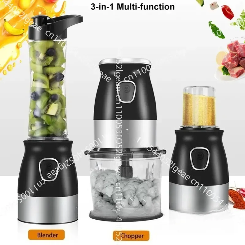 Three-in-one Multifunctional Cooking Machine Stainless Steel Mixer Meat Grinder Grinder Juicer Household