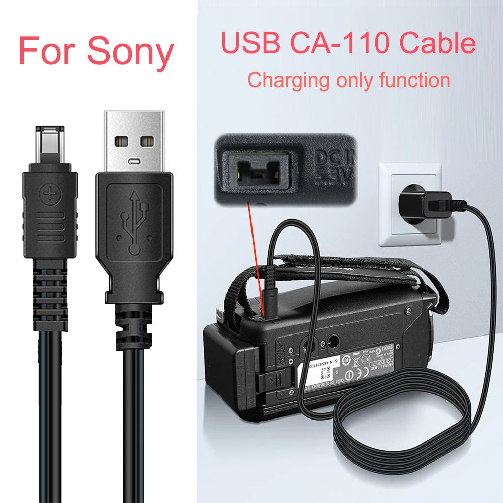 CA-110 USB 電源アダプター充電データケーブル Canon カメラ CA-110E
