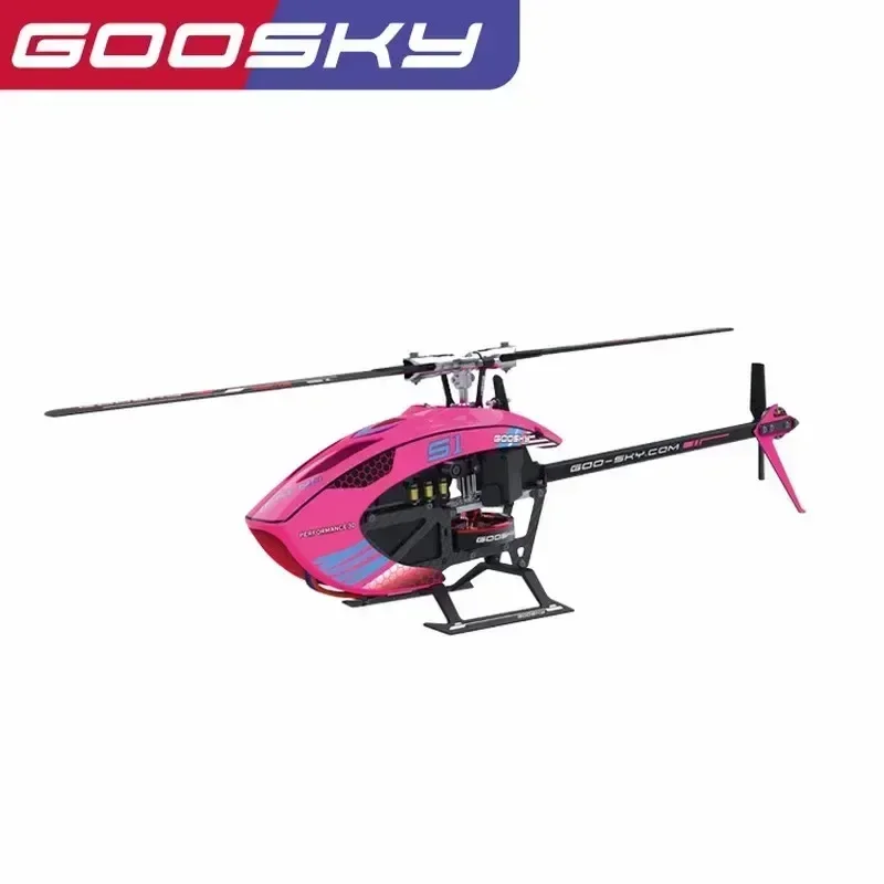 Rc Hot Goosky S1 Bnf/Rtf 6ch 3d Stunt Double Brushless Motor Direct Drive Motor Flybarless Direct-Drive Helicopter Toys Gifts