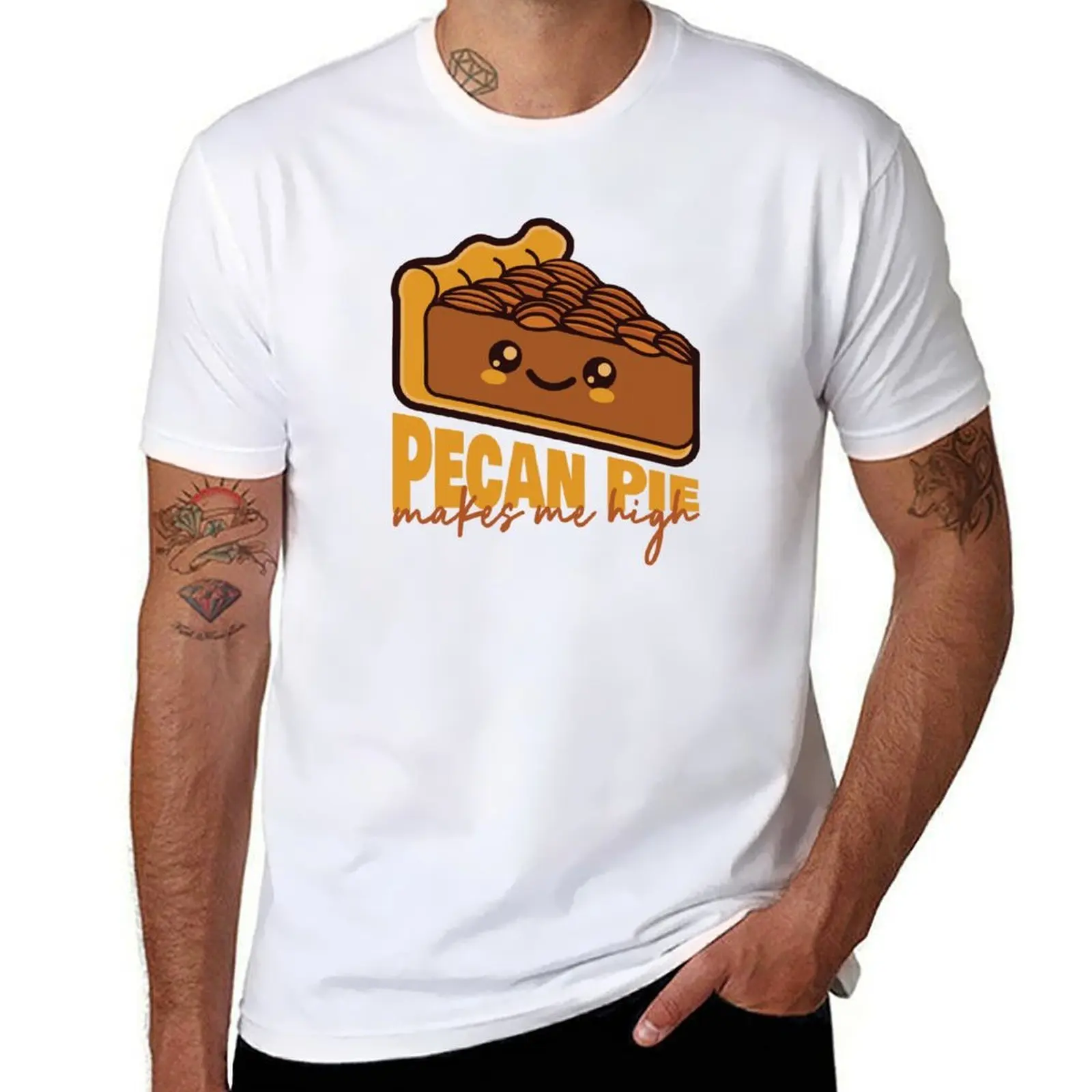 

Pecan Pie Makes Me High T-Shirt t shirt man luxury cotton t shirt man T-Shirt