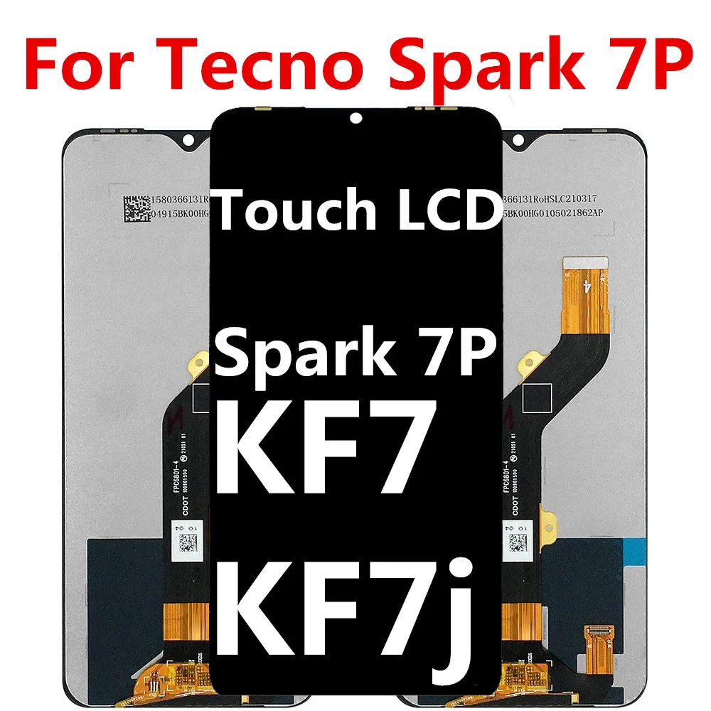 

Запасные части для ЖК-дисплея смартфона Tecno Spark 7P KF7 KF7j