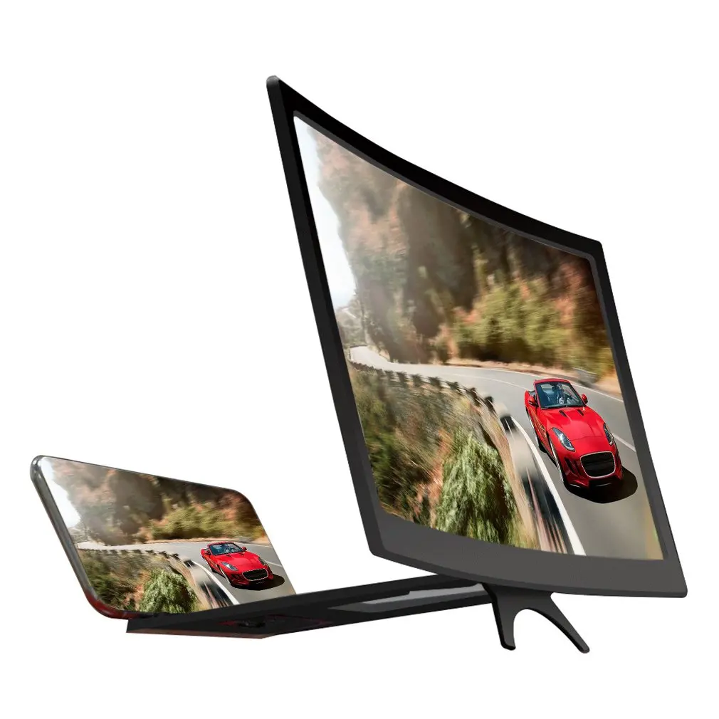 3D Cell Phone Screen Magnifier HD Video Amplifier Stand Bracket Phones Screen Magnifier For Smartphones Mobile Phone Accessories