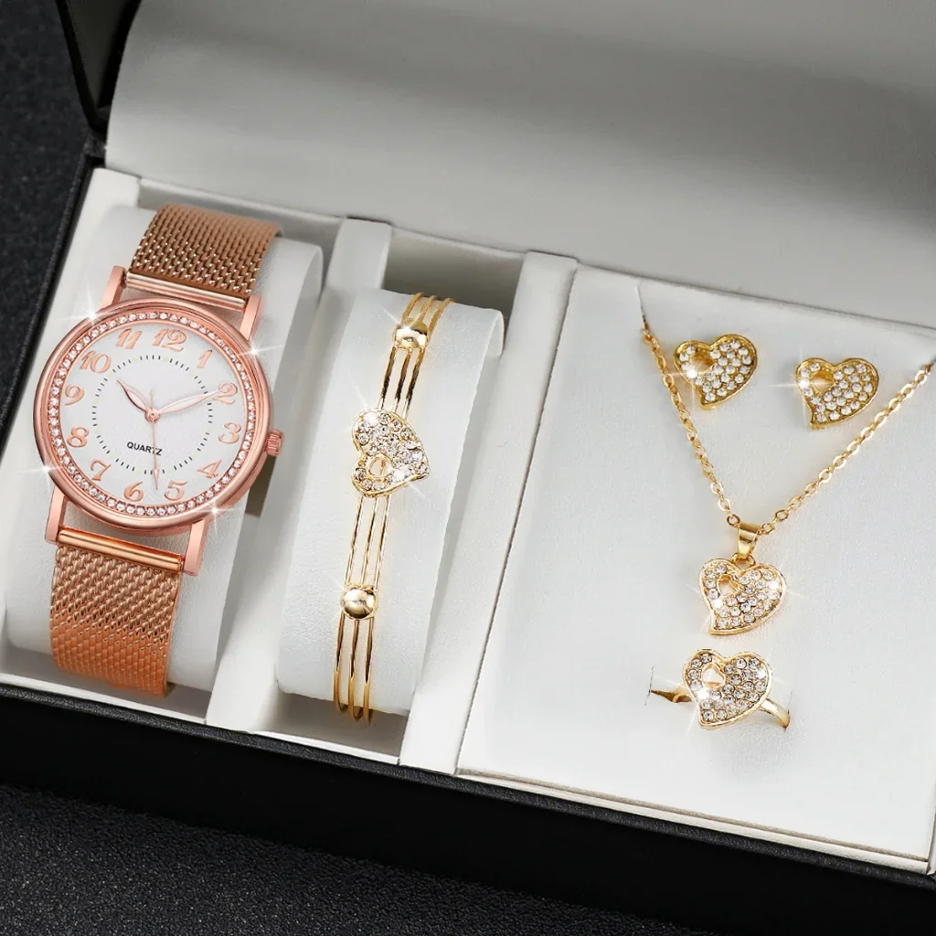 [Готовый запас] женские часы с алмазным циферблатом, Женские кварцевые наручные часы с сетчатым ремешком без коробки