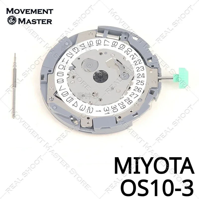 Accessori per orologi nuovo movimento importato giapponese quarzo MIYOTA OS10 movimento calendario a tre punti