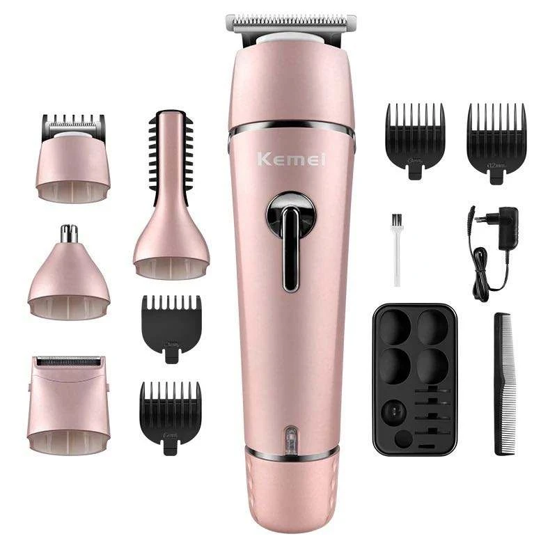 kemei KM-1015 Factory Outlet 4 in 1 Rechargeable Men's Grooming Set Shaver Electric Hair Trimmer Electric Hair Clipper