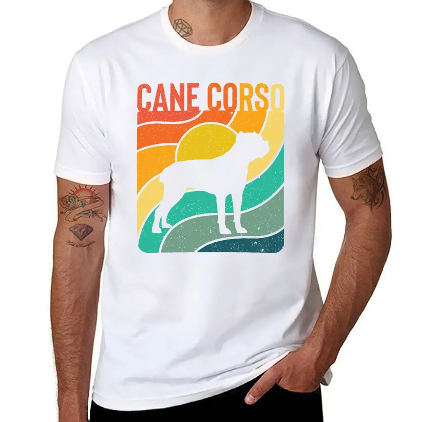 

Cane Corso Vintage Gift Pet Lover T-Shirt man tshirt man t shirt luxury T-Shirt