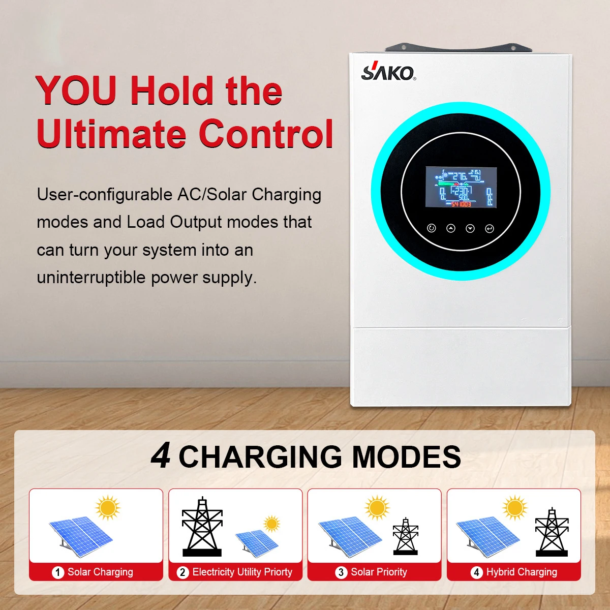 SUNON V 4.5KW موجة جيبية نقية المنزلية الشمسية الضوئية تخزين الطاقة العاكس خارج الشبكة التحكم آلة متكاملة #3