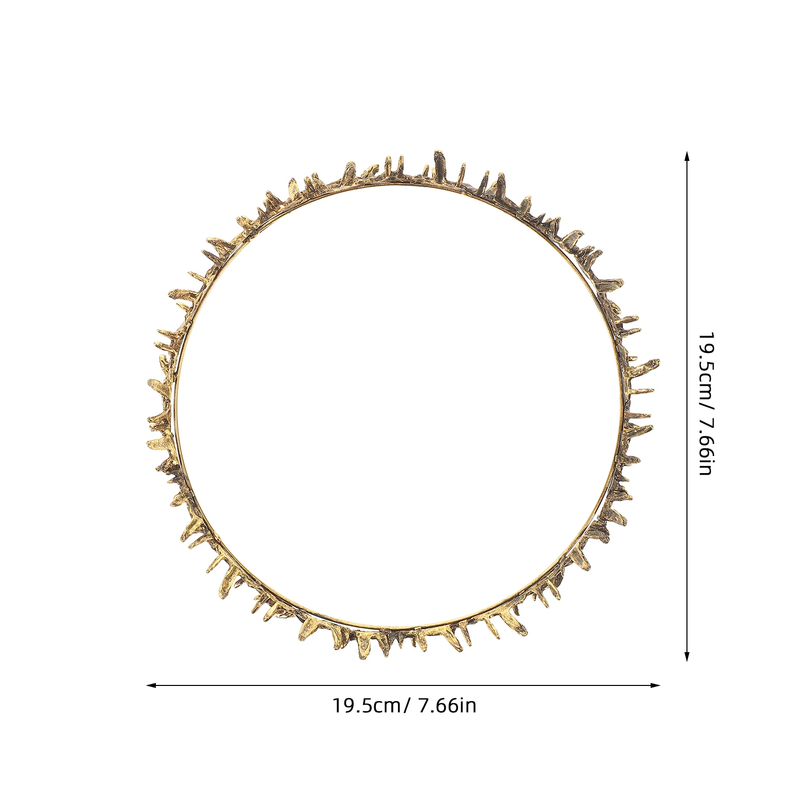 Krone der Dornen Dekor Kronen Stirnband Männer Ägyptischer Kopfschmuck Stacheldraht für Frauen Drahtarmband