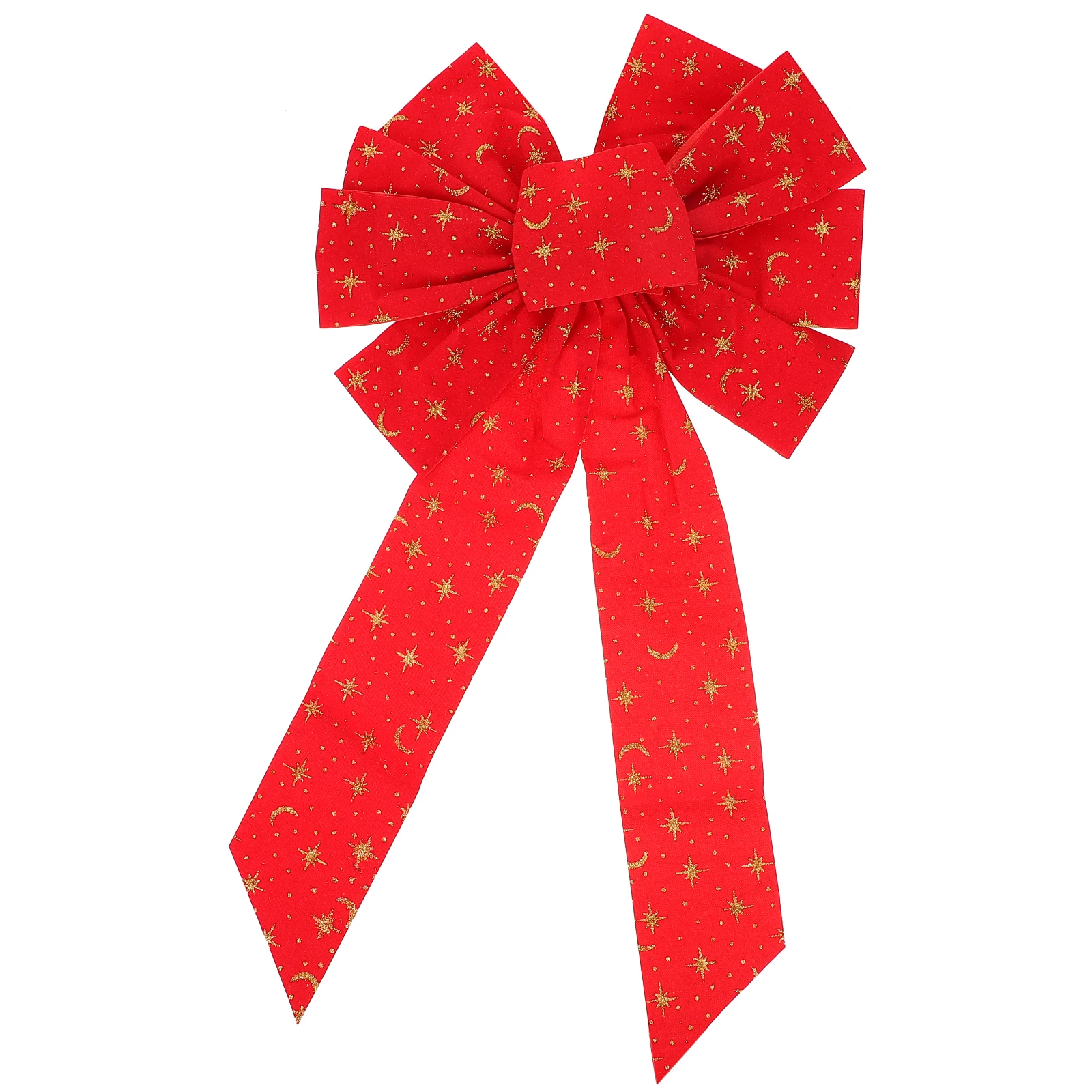 

Christmas Bow Hanging Decor Wreath Bows Red Hangings Festival Tree Decors Decorations Cute Ornament