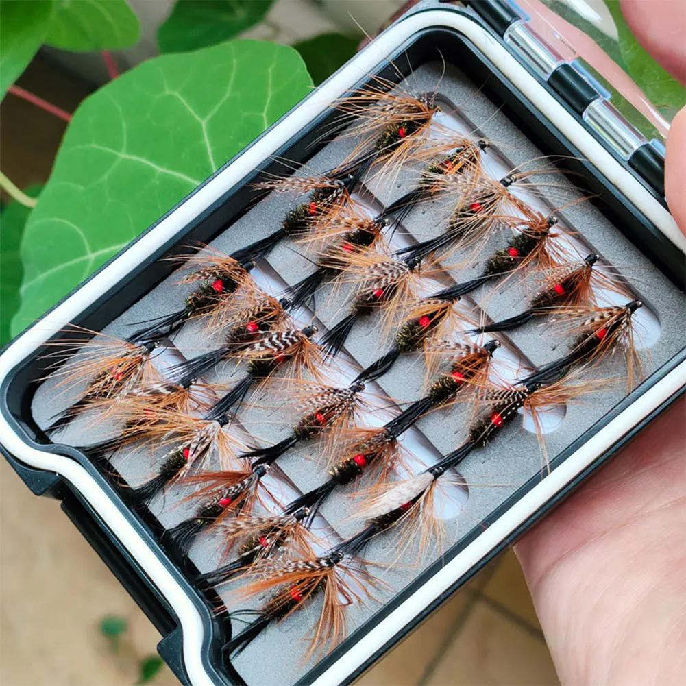 

Набор из 24 бионических приманок-муха для нахлыстовой рыбалки, искусственные приманки для ловли форели и карпа