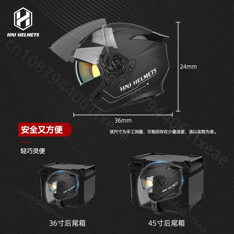 3/4 Helmet Male Motorcycle Half Helmet Electric Car Summer 3C Certification Safety Helmet 오픈헬멧 casco moto