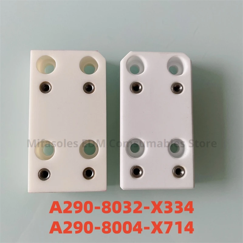 EDM Ceramic Isolator Plate F300 A290-8004-X714 F303 A290-8032-X334 Insulation Board 73*39*12mm For Fanuc CNC Wire Cut Machine