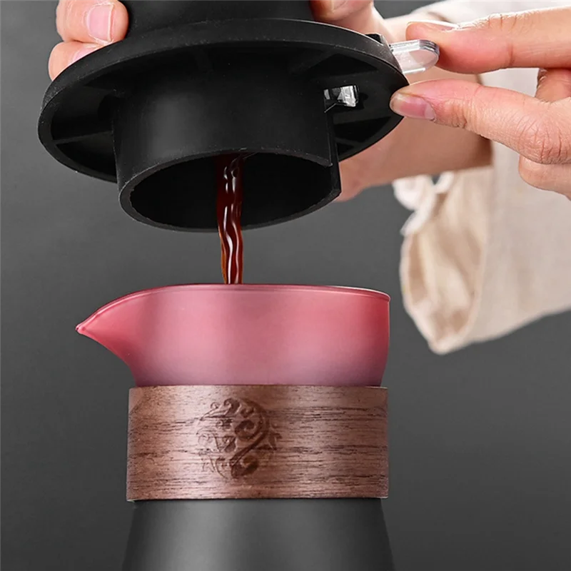 

YWDZ-Кофейный сервиз с высоким содержанием бора и силиконовым кастрюлей, ручной набор для заваривания кофе для кастрюли для сброса