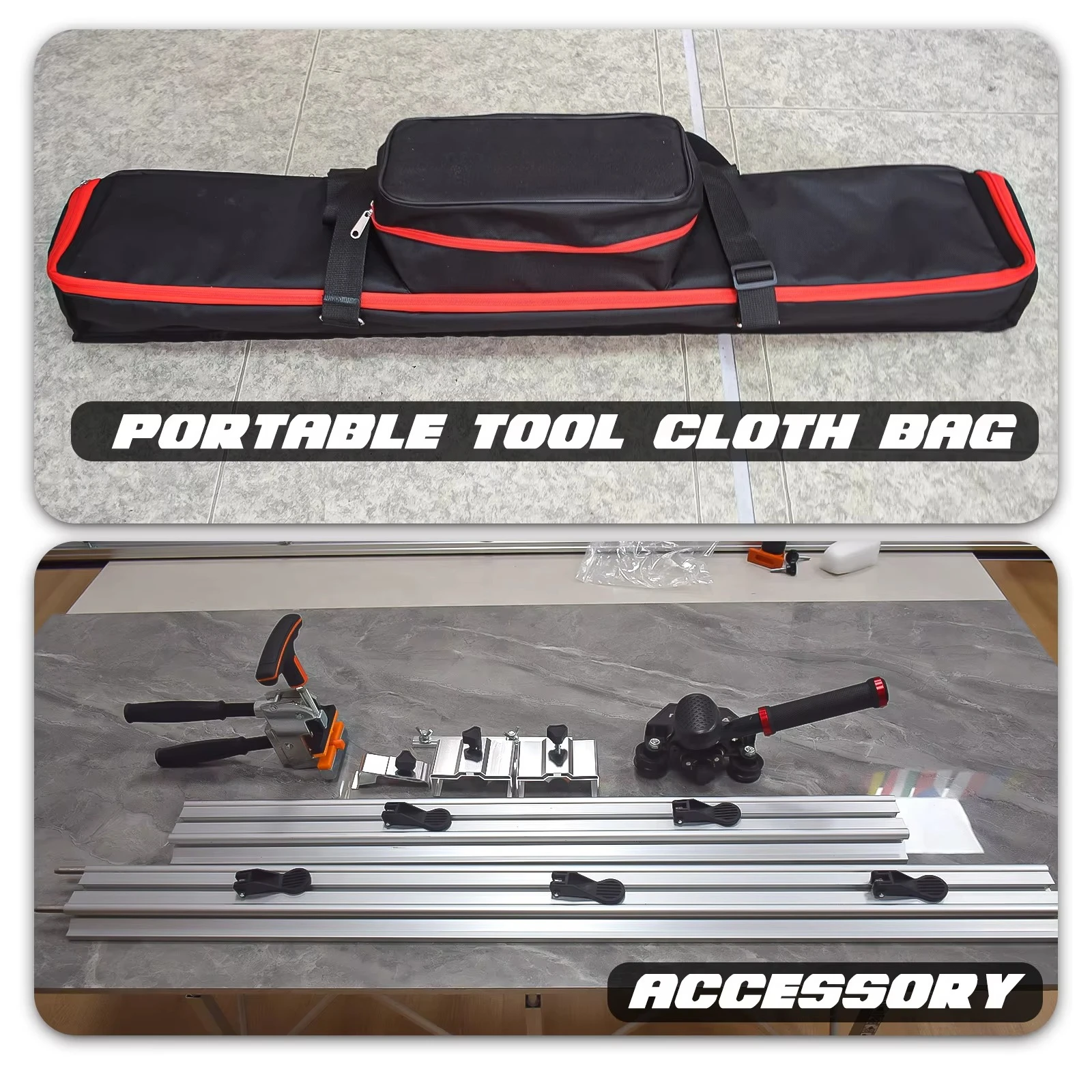 Portable Manual Tile Cutting Tool Professional Ceramic Hand Tile Tools 2600mm Portable Big Porcelain Slab Stone Cutting Machine