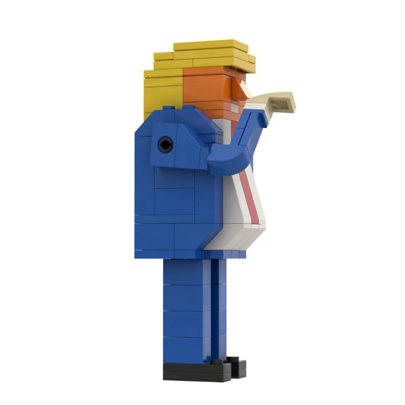 Hots American Trump Character Lego Toys Small Particle Children's Puzzle Assembly Building Block Model Decoration Christmas Gift