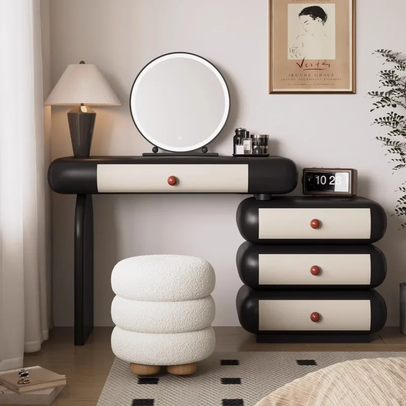 

Luxury Storage Dressing Table Europe Modern Drawers White Dressing Table Mirror Clearance Postazione Makeup Furniture Bedroom