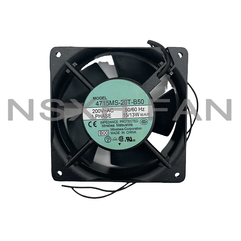 New 4715MS-20T-B50 200V 50/60hz 15/13w 12038 Aluminum Frame AC Fan