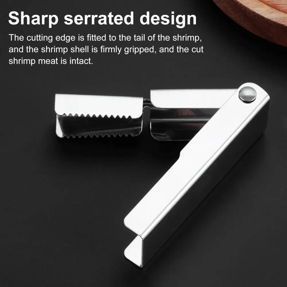 Efficient Crayfish Er Stainless Steel Crayfish Peeler Tool Easy Crawfish Tail Remover Device Compact Seafood Shucker for Shrimp