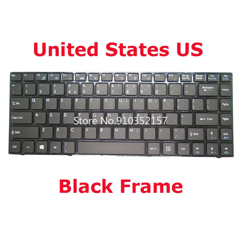 US klawiatura dla MSI CR480 CX420MX CR420 CX420X EX465MX EX465X FR400 FR420 FX420 GE40 2OC 2 PC U270DX X350 X360 x370 X420 X460DX