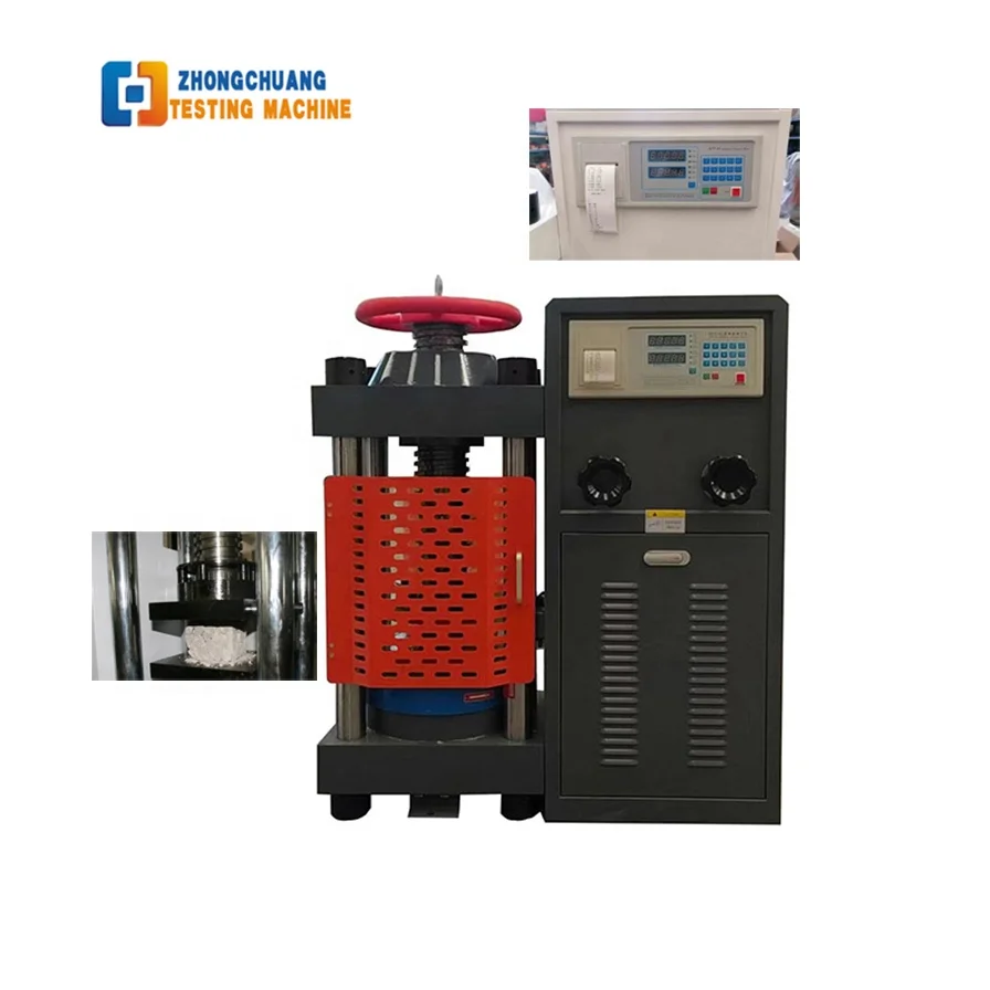 YES-2000 Concrete Cube Compression Testing Machine Electric Control Compression Tester Compress Machine