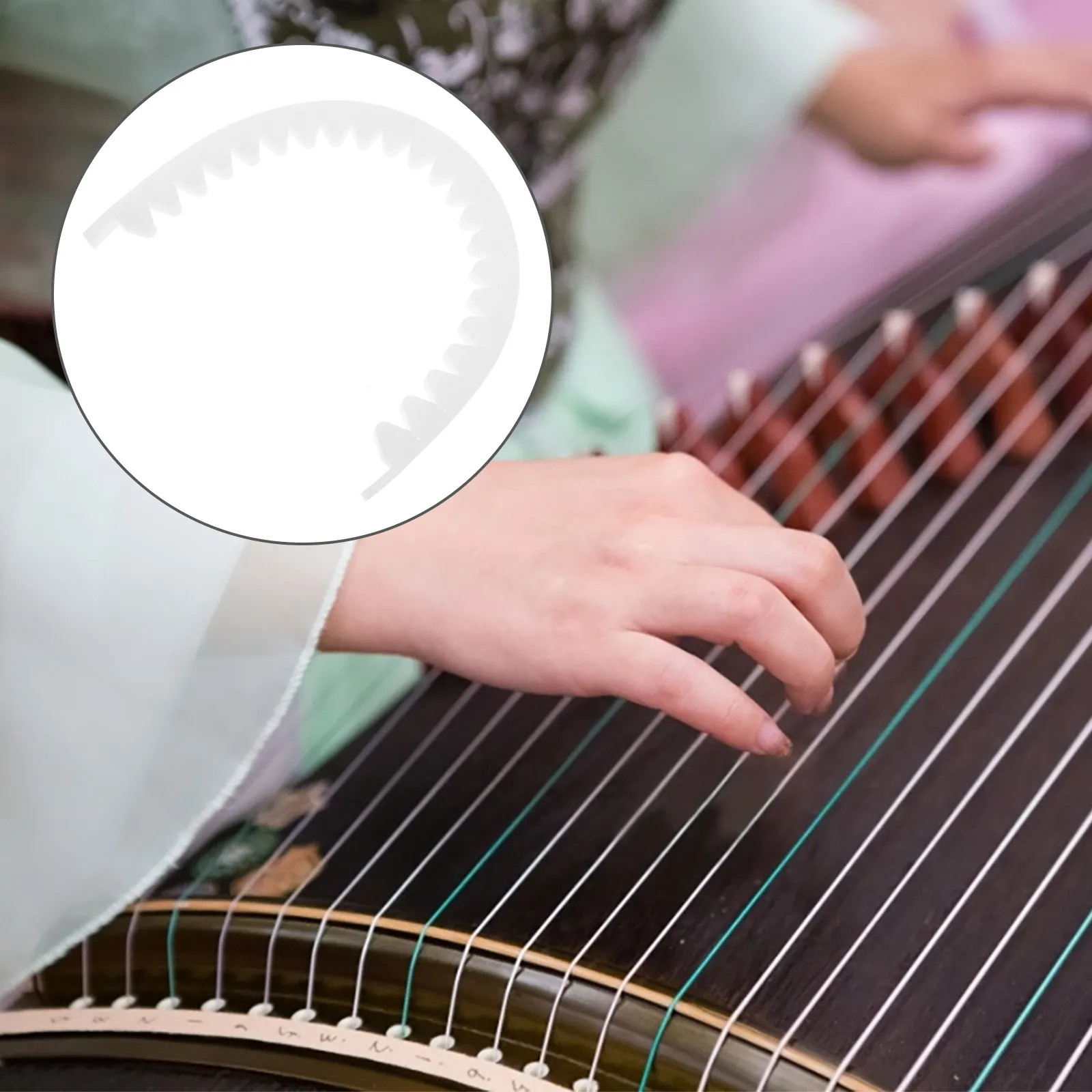 1 pièce Sourdine de pratique simple pour Guzheng en silicone, atténue les notes aigus et réduit le bruit, idéal pour un usage discret