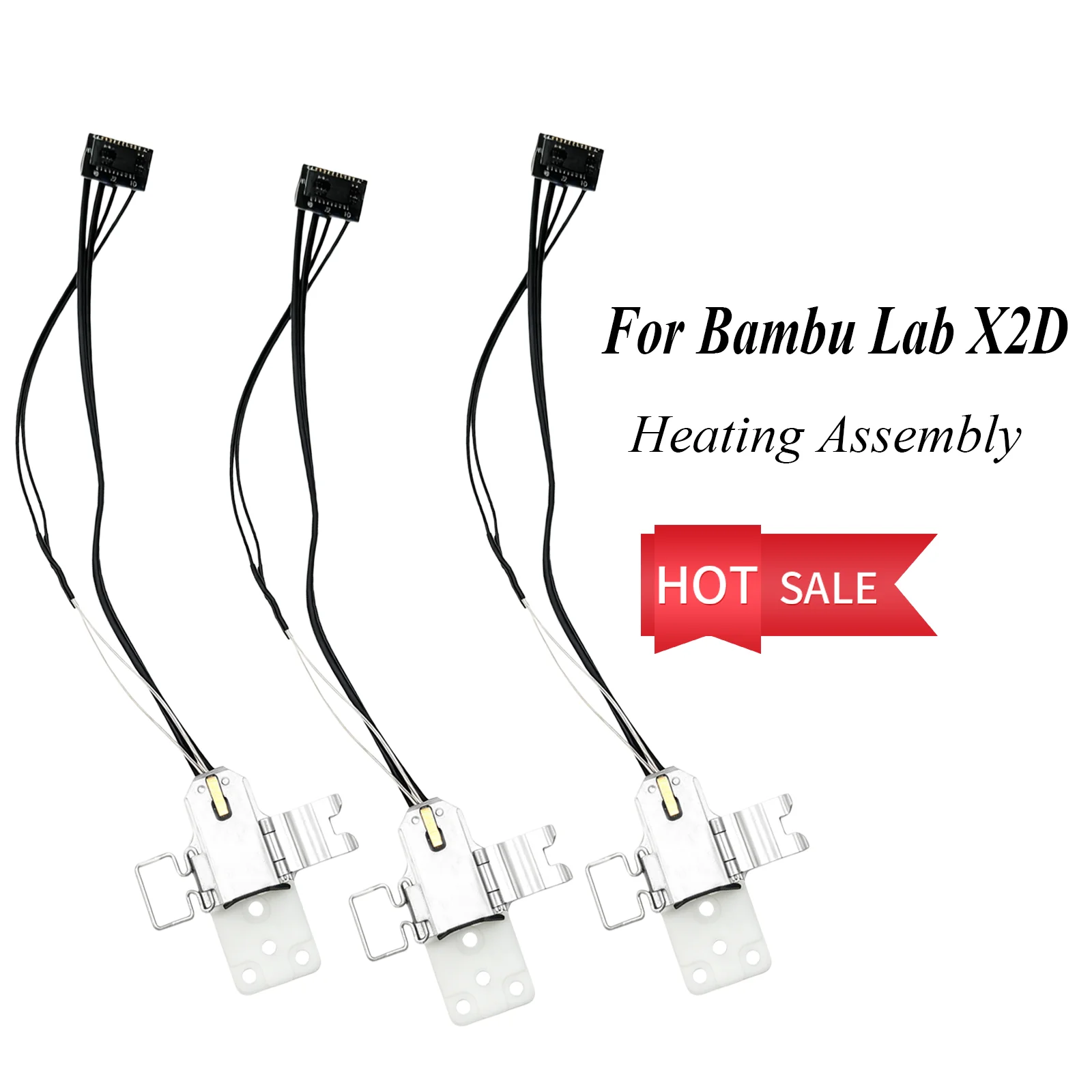 Für Bambu Lab X2D Hotend Heizeinheit Linksseitiges Gerät Bambu Lab X2D Hotend Heizkomponenten-Kit BambuX2D 3D-Drucker Zubehör