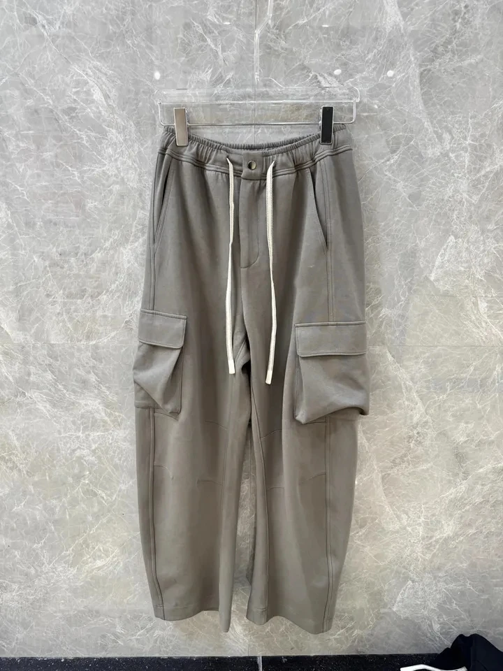 2024 Spring Summer Luxury Women Casual High Quality Cotton Long Pants Trouse 2 Color for Ladies