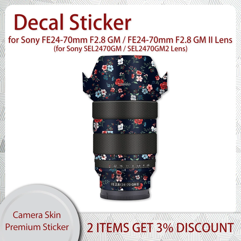 

FE 24-70F2.8 Защитная наклейка для Sony FE 24 70 мм f/2.8 GM II Наклейка на объектив SEL2470GM2 Защитная пленка 2470GM Пленка для крышки объектива