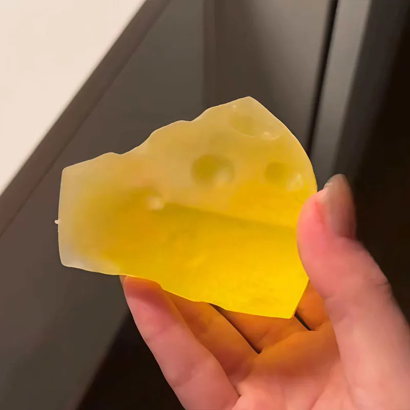 Maltose Cheese Squishy Squeeze Stress Balls Fidget Toys Anxiety ADHD Soft Slow Rising Sensory Ice Cube Gifts For Adults & Kids - view 3