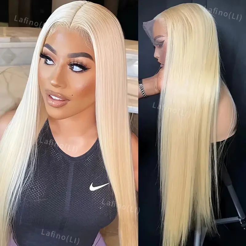 

13x4 Blonde Lace Front Wig Human Hair 613 Frontal Wig 13x6 Hd Lace Wigs 180 Density Natural Hairline Pre Plucked Brazilian Wigs