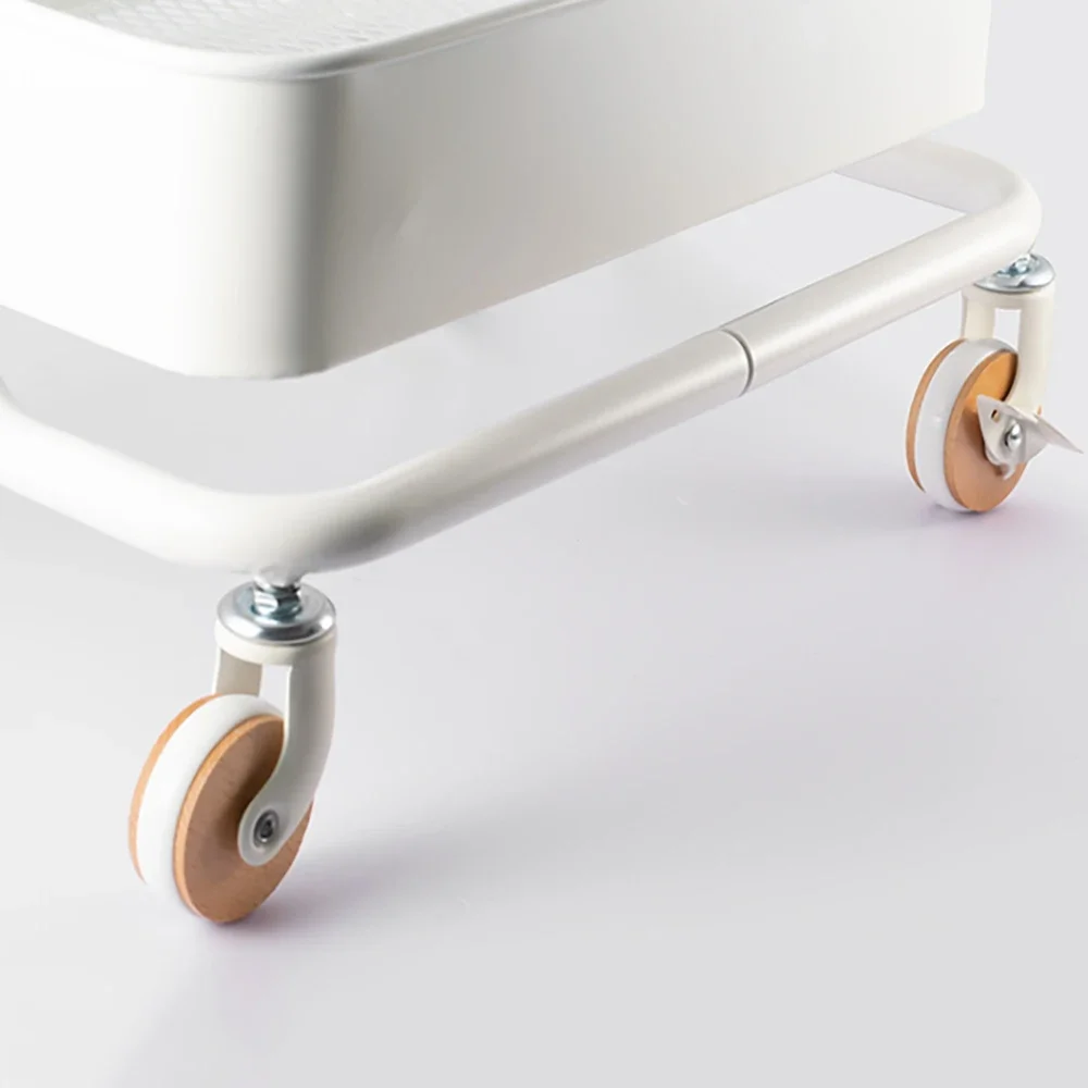 

Small Trolley Universal Wheels M8 Screw Casters 2.5-Inch Wheels Furniture Silent Rotation Rollers Storage Rack PU Rubber
