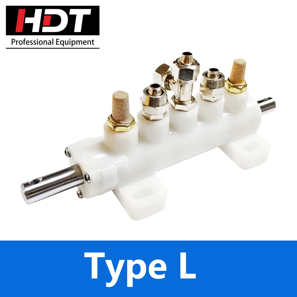 Detalhe 1 de Válvula solenoide Foot Pedal Five-way Air Valve Tire Bead Pneumatic Accessories for Tyre Changer Machine Pneumática