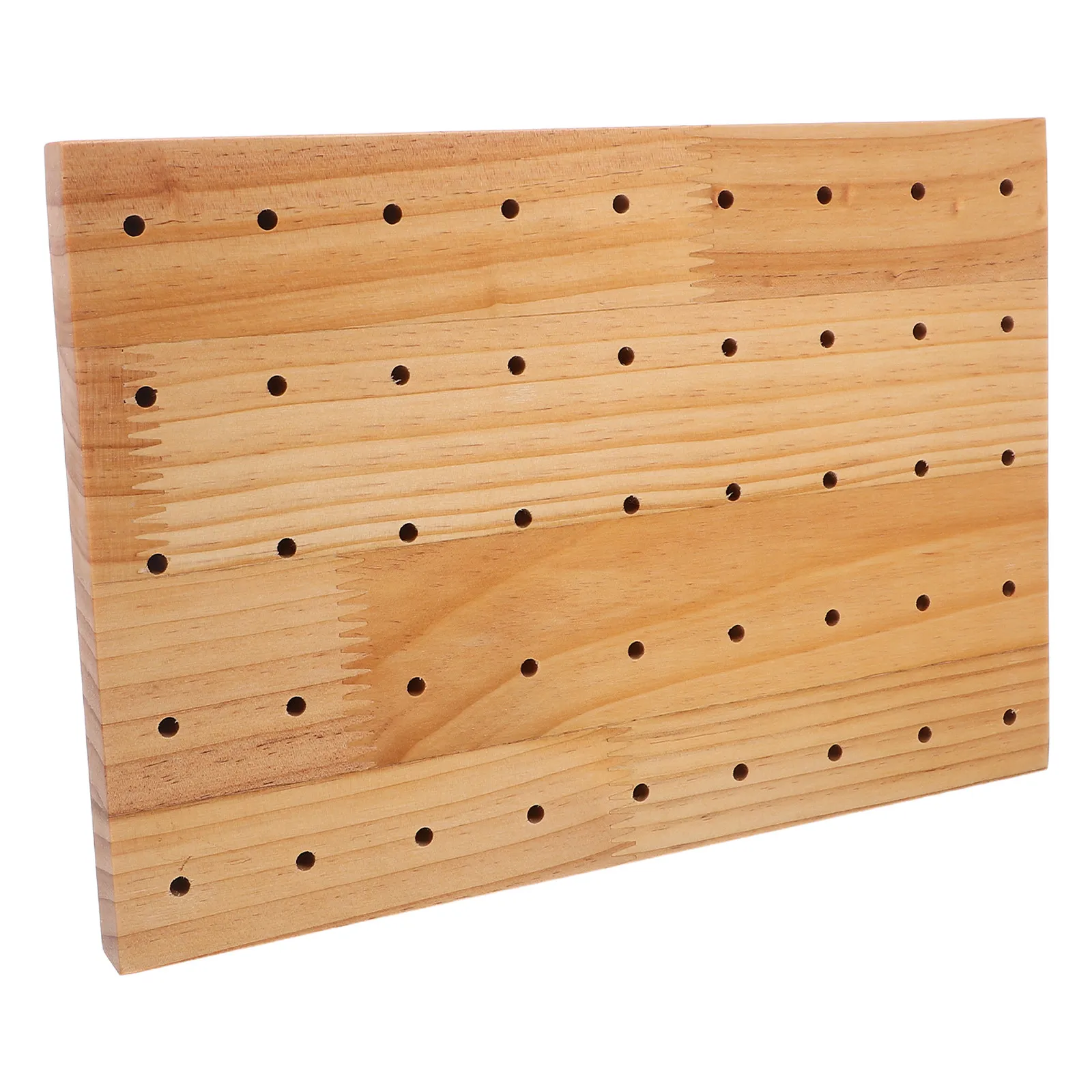 Food Display Rack 11.4"X7.86" Wooden Appetizer Serving Stand For Fruit Picks Kabobs Buffet Catering Rustic Wood Serving view 2