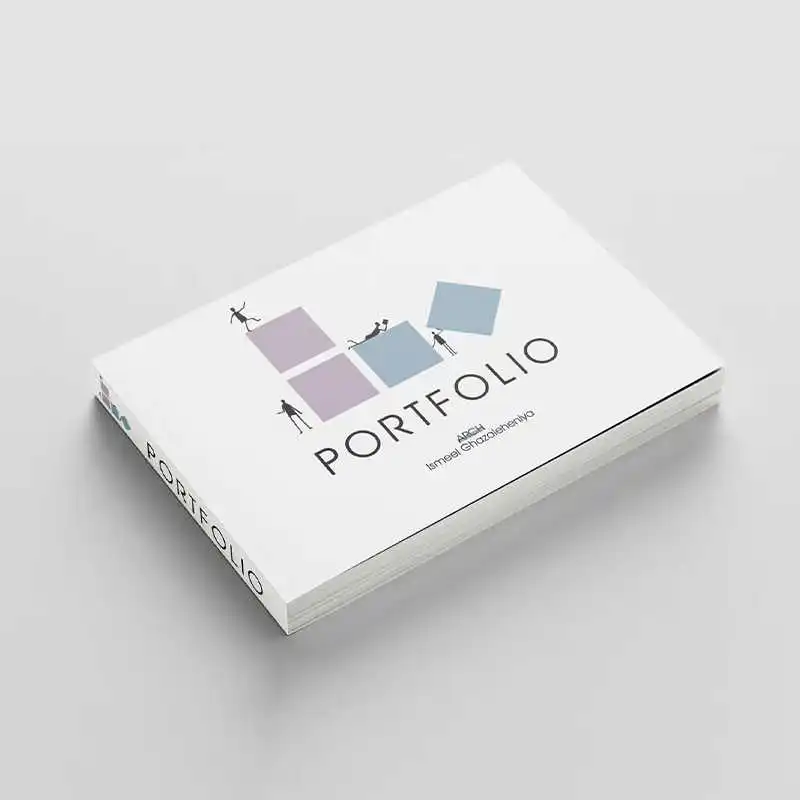 Customized portfolio printing publicity album printing hard shell butterfly hardcover book manual picture book customized micro-