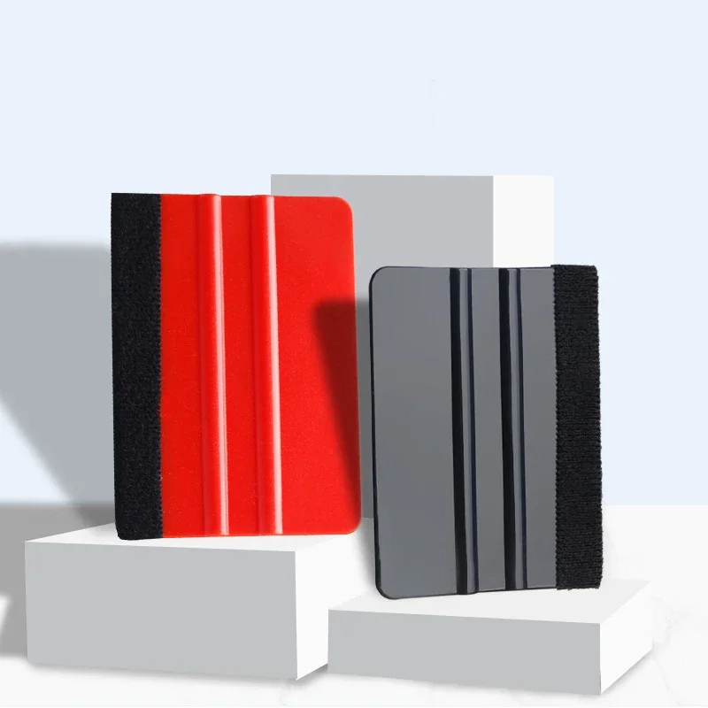 Vinyl Wrap Car Film Install Squeegee Carbon Fiber Wrapping Tool Auto Foil Window Tint Scraper Household Car wool felt squeegee