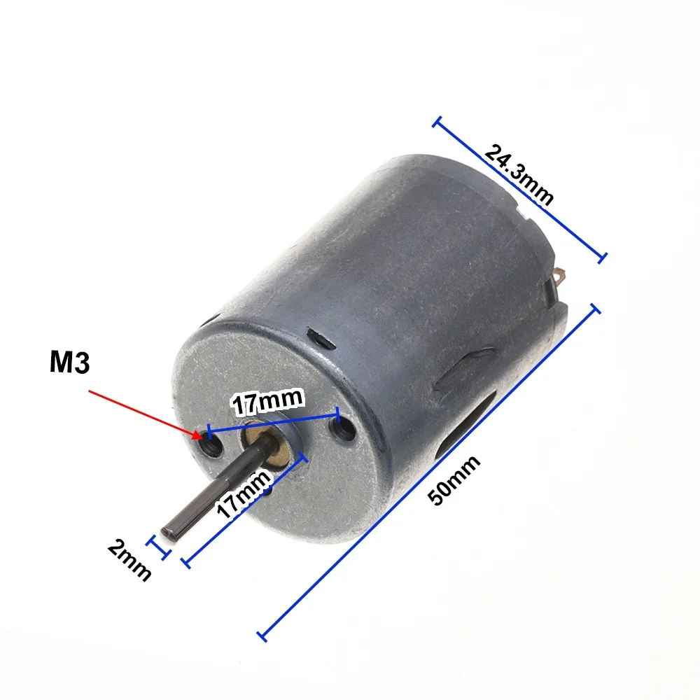

RK370SH high-speed high-torque DC 3V-12V strong magnetic carbon brush motor