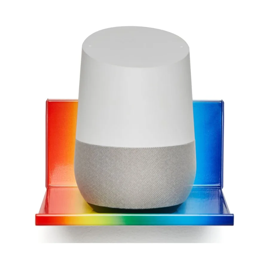 

No Stud Smart Device Shelf Rainbow SMS-RW for Streaming Devices Small Cameras Diffusers Phone Charging