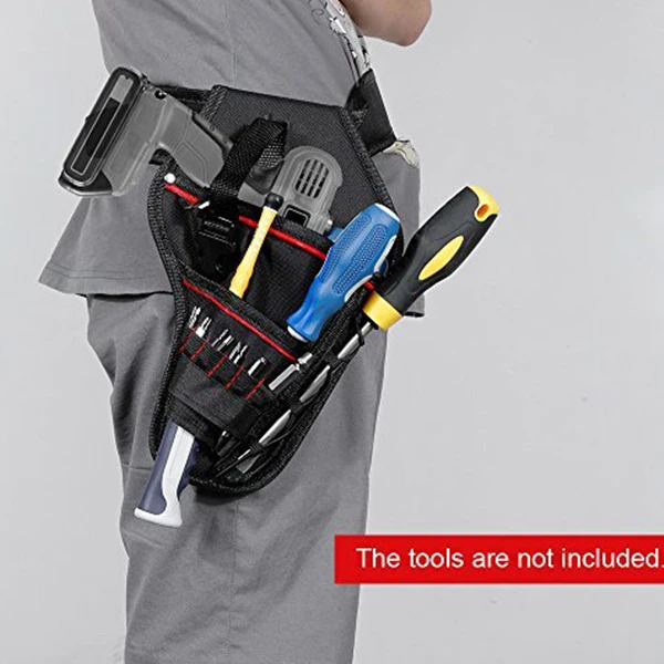 Drill Holster Waterproof Impact Driver Drill Holder Multi-Functional Electric Tool Pouch Bag With Waist Belt For Wrench Hammer S