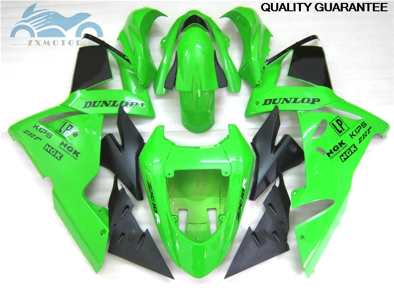 

Complete Set Motorcycle fairing kits for Kawasaki Ninja ZX-10R 2004 2005 ABS sports fairings BK56 04 05 ZX10R green CY93