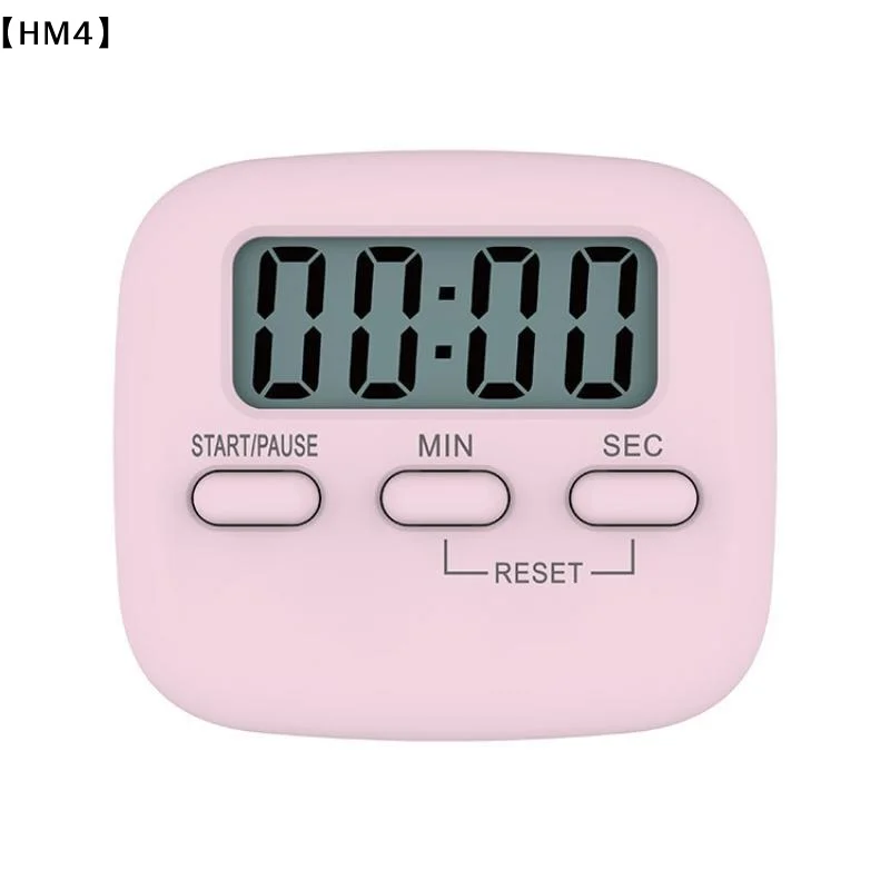 Digital Kitchen Timer LCD Screen Countdown Stopwatch With Stand Bracket Time Reminder For Study Cooking Baking〔HM4〕