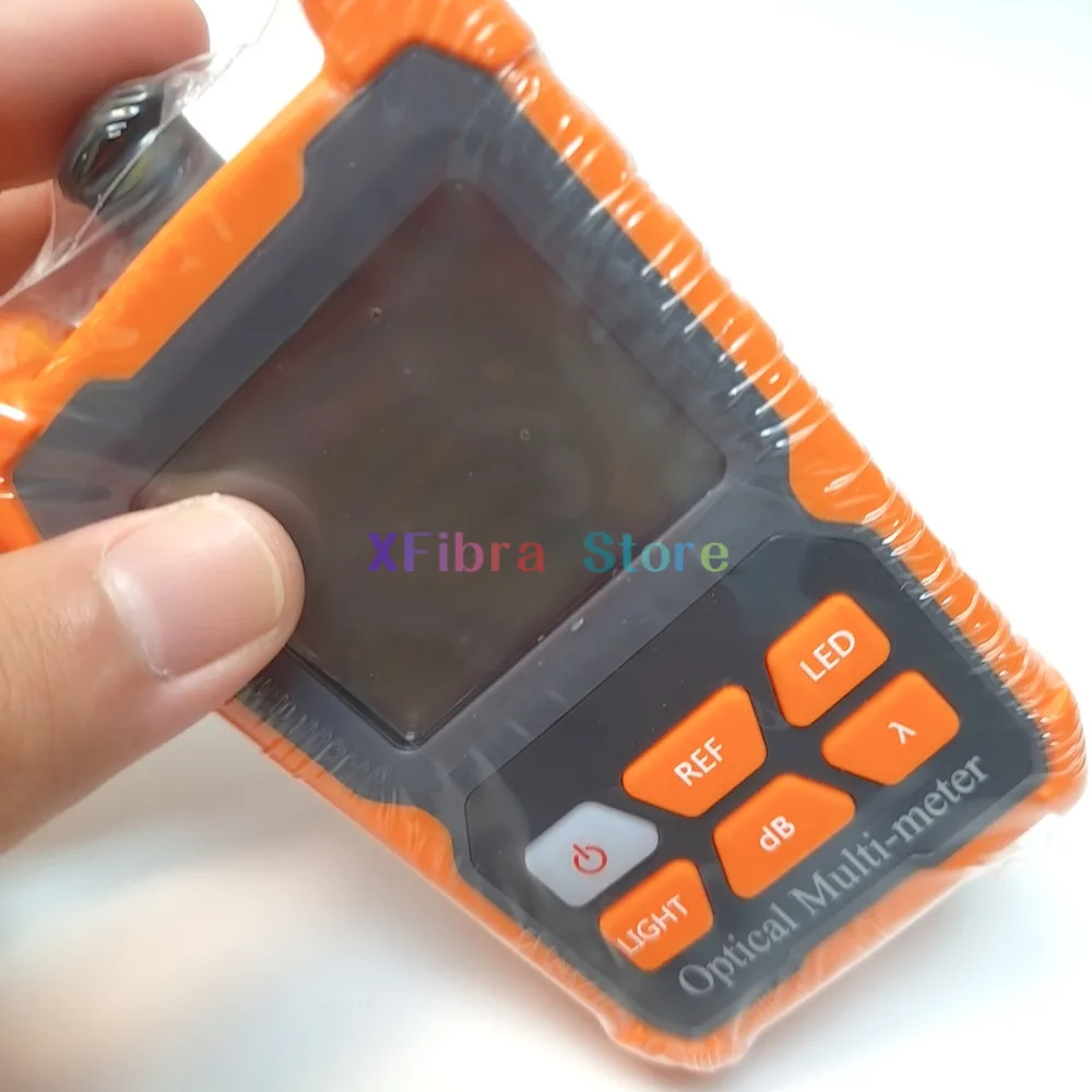 High Quality Handheld Fiber Optical Power Meter -70+6 dBm Mini OPM with Dry Battery Support and Lighting