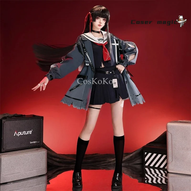 

CHISA Cosplay Costumes Game Wuthering Waves Gorgrous Elegant Combat Uniforms Halloween Party Role Play Clothing S-XL New
